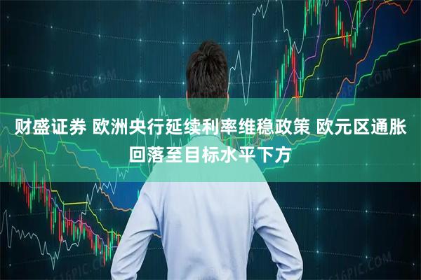 财盛证券 欧洲央行延续利率维稳政策 欧元区通胀回落至目标水平下方